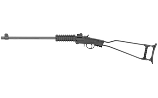 Picture of Chiappa Firearms Little Badger Folding Rifle, Blk, 17 Hmr 16.5" Bbl, 1/2X28 Threaded Bbl, Adj Sight, 12 Rnd Backpack With Logo 500.145 053670712072