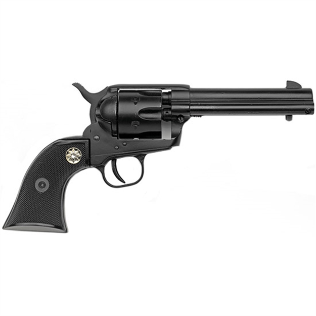 Picture of  Chiappa Firearms Cf340155d Saa 1873  Medium Frame 22 LR 22 Wmr 10 Shot, 4.75" Blued Steel Barrel, Blued Steel Frame, Blued Cylinder, Black Polymer Grip, Exposed Hammer