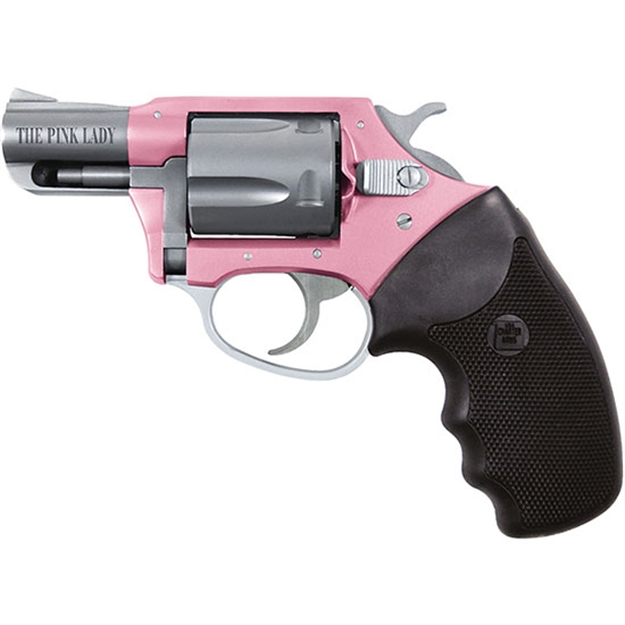 Picture of  Charter Arms 53832 Undercover Lite Chic Lady Small 38 Special 5 Shot 2" High Polished Stainless Steel Barrel & Cylinder, Pink Aluminum Frame W/Black Crimson Trace Laser Grip, Exposed Hammer 678958538328
