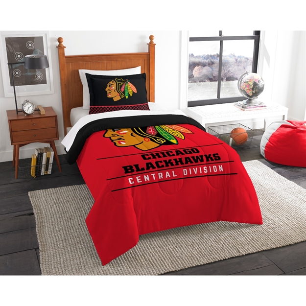 Picture of Chicago Blackhawks Twin Comforter Set
