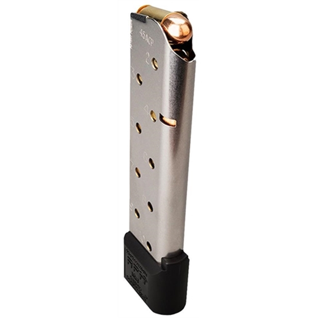 Picture of Cmc Products Mrpm45fs10b Power Mag Railed 10Rd 45 Acp Fits 1911 Government Black Stainless Steel 17250