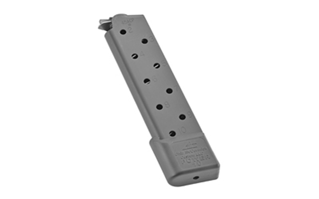 Picture of  Cmc Products 16150C Power Mag  10Rd 45 Acp Fits 1911 Government Black Stainless Steel