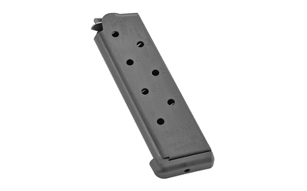 Picture of  Cmc Products 16131C Power Mag  8Rd 45 Acp Fits 1911 Government Black Stainless Steel