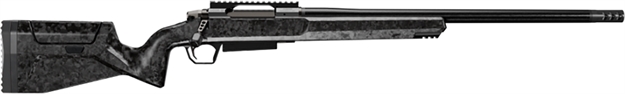 Picture of  Christensen Arms 8011400200 Mcr  Full Size 6.5 Creedmoor 4+1 22" Carbon Fiber Match Grade Threaded Barrel Black Nitride Picatinny Rail Black Adj W/Picatinny Rail Carbon Fiber Stock Black Polymer Grip 840290523922