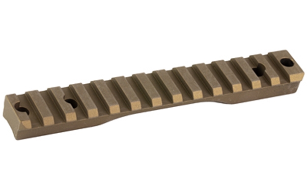 Picture of Christensen Arms 8100001204 Scope Base  Burnt Bronze Cerakote Aluminum Fits Remington 700 Short Action 0 Moa 810-00012-04 691328233777