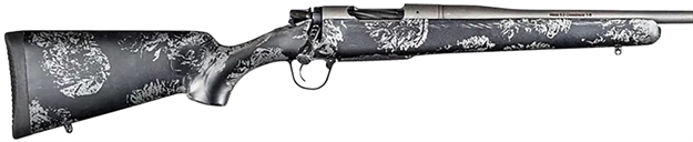 Picture of Christensen Arms 8010119000 Mesa Fft 7Mm Prc 3+1 22" Threaded Barrel, Tungsten Gray Cerakote, Black With Gray Webbing Stock 801-01190-00