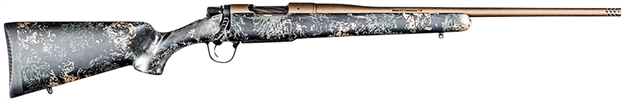 Picture of Christensen Arms 8010119100 Mesa Fft 7Mm Prc 3+1 22" Threaded Barrel, Burnt Bronze Cerakote, Green With Black/Tan Webbing Stock 801-01191-00 840290520266