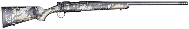 Picture of Christensen Arms 8010632200 Ridgeline Fft 7Mm Prc 3+1 22" Carbon Fiber/Threaded Barrel, Burnt Bronze Cerakote Rec, Green With Black/Tan Accents Stock 801-06322-00