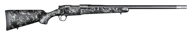 Picture of Christensen Arms 8010612700 Ridgeline Fft Full Size 22-250 Rem 4+1, 20" Stainless Steel Threaded Barrel, Stainless Aluminum Receiver, Black W/Gray Accents Fixed Sporter W/Flash Forged Technology Stock 801-06127-00