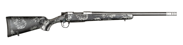 Picture of Christensen Arms 8010615300 Ridgeline Fft 30-06 Springfield 4+1 22" Carbon Fiber/Threaded Barrel, Stainless Steel, Black With Gray Accents Stock 801-06153-00 696528091097