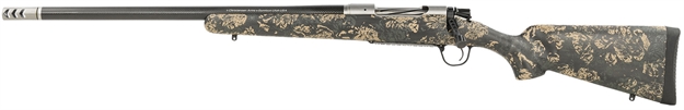 Picture of Christensen Arms 8010617900 Ridgeline Fft 28 Nosler 3+1 22" Carbon Fiber Threaded Barrel, Stainless Steel, Green With Black/Tan Accents, Stock, Left Hand 801-06179-00 696528091370