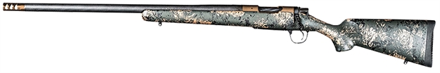 Picture of Christensen Arms 8010620700 Ridgeline Fft 6.5 Creedmoor 4+1 20" Carbon Fiber/Threaded Barrel, Burnt Bronze Cerakote, Green With Black/Tan Accents Stock, Left Hand 801-06207-00 696528091745