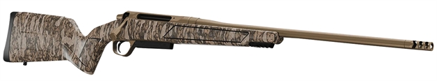 Picture of  Christensen Arms 8011501500 Evoke  Full Size 270 Win 4+1 22" Flat Dark Earth Cerakote #4 Contour Threaded Barrel, Mossy Oak Bottomland Fixed Hybrid Hunter W/Picatinny Rail Synthetic Stock 840290523861