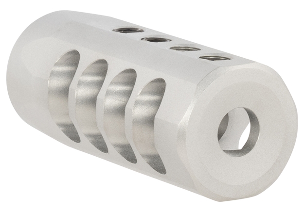 Picture of  Christensen Arms 8100001701 Side-Baffle  Natural Titanium, 5/8"-24 Tpi Threads, 30 Cal (.920" D Bull Barrel) 691328232633