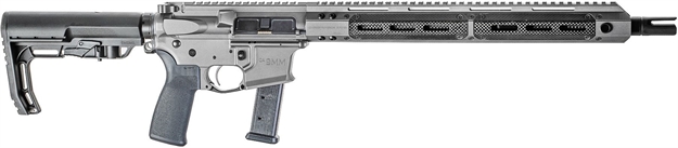 Picture of Christensen Arms 8010900402 Ca9mm  9Mm Luger 16" 21+1, Tungsten Gray Cerakote, Black Adjustable Mft Battlelink Minimalist Stock, Polymer Grip 801-09004-02 696528088011