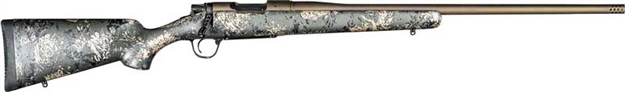 Picture of Christensen Arms 8010119100 Mesa Fft 7Mm Prc 3+1 22" Threaded Barrel, Burnt Bronze Cerakote, Green With Black/Tan Webbing Stock 801-01191-00 840290520266