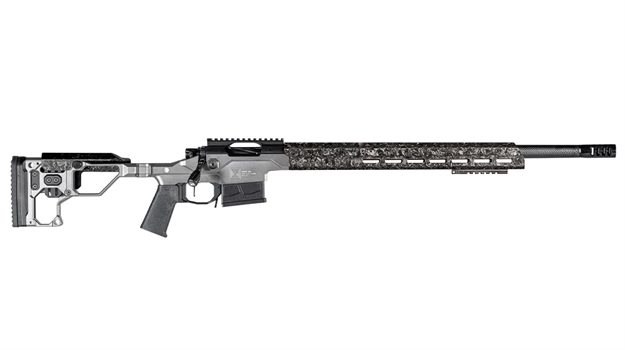 Picture of Christensen Arms 8010307700 Modern Precision  338 Lapua Mag 27" Threaded Carbon Fiber Barrel 5+1, Black Nitride Finish, Tungsten Anodized Folding Stock, Polymer Grip 801-03077-00 696528093169