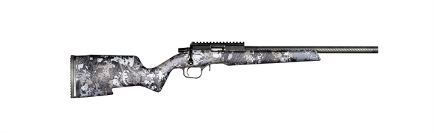 Picture of Christensen Arms 8011201800 Ranger  17 Hmr 9+1 18" Carbon Fiber/Threaded Barrel, Black Anodized Finish, Sitka Elevate II Camo Stock 801-12018-00