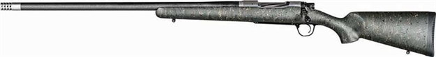Picture of Christensen Arms 8010617500 Ridgeline Fft 7Mm-08 Rem 4+1 20" Carbon Fiber Threaded Barrel, Stainless Steel, Green With Black/Tan Accents, Stock, Left Hand 801-06175-00