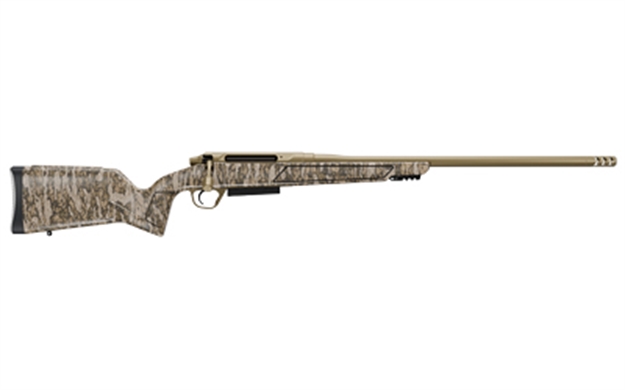 Picture of  Christensen Arms 8011501700 Evoke  Full Size 308 Win 4+1 20" Flat Dark Earth Cerakote #4 Contour Threaded Barrel, Mossy Oak Bottomland Fixed Hybrid Hunter W/Picatinny Rail Synthetic Stock 840290523885