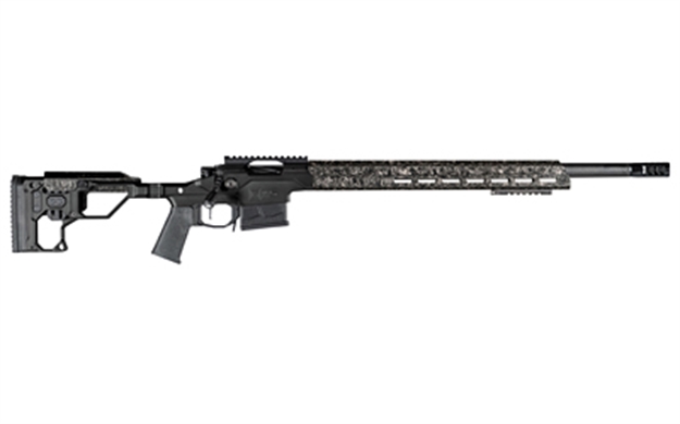 Picture of Christensen Arms 8010307201 Modern Precision  6.5 Creedmoor 5+1 24" Threaded Carbon Fiber Barrel, Black Nitride Finish, Tungsten Anodized Folding Stock, Polymer Grip 801-03072-01