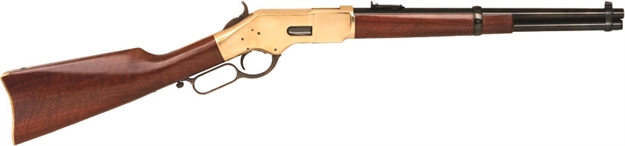 Picture of Cimarron 1866 Yellowboy 44/40 16" Brass/Blued Walnut CA233