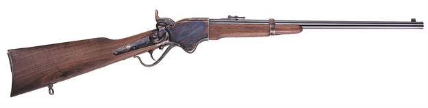 Picture of  Cimarron As530 1865 Spencer 45 Long Colt 7+1 20" Blued Round Barrel, Color Case Hardened Receiver, Walnut Stock, Right Hand