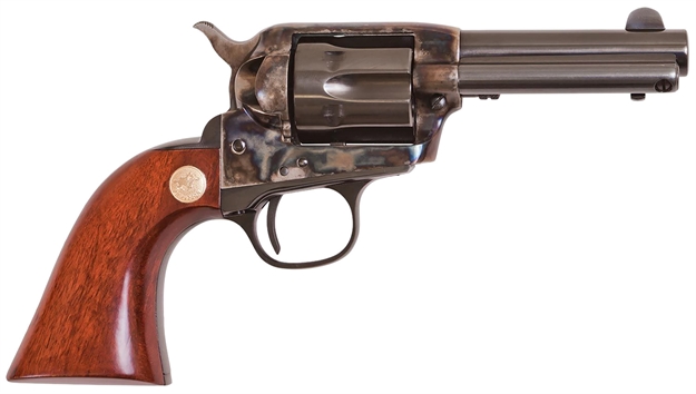 Picture of  Cimarron Ca990 Model P JR Dual Cylinder 32 H&R Mag/32-20 Win 6 Shot 3.50" Blued Steel Barrel, Blued Cylinder, Color Case Hardened Steel Frame, Wood Grip, Exposed Hammer 844234102273