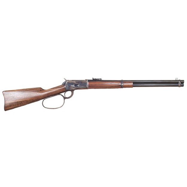 Picture of  Cimarron As067 1892 Cogburn Carbine 45 Colt (Long Colt) 10+1 20" Blued Round Barrel, Color Case Hardened Stainless Steel Receiver, Walnut Fixed Stock, Right Hand 814230015662