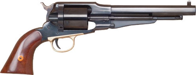 Picture of  Cimarron Ca1010 1858 New Model Army 38 Special 6 Shot 7.37" Blued Octagon Steel Barrel, Blued Cylinder, Blued Steel Frame, Walnut Grip, Exposed Hammer