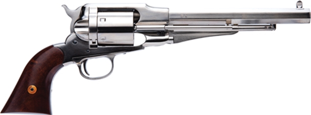 Picture of Cimarron Firearms 1858 New Model Army 45Lc FS 8" Nickel Walnut CA1000N00