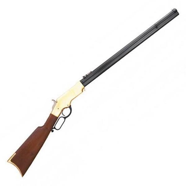 Picture of  Cimarron Ca288 1860 Henry Civilian 45 Colt (Long Colt) 12+1 24" Blued Octagon Barrel, Brass Stainless Steel Receiver, Walnut Fixed Stock, Right Hand