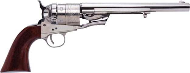 Picture of Cimarron Firearms 1860 Richards-Mason Typ2 45Lc 8" FS Nickel Walnut CA9052N00