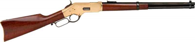 Picture of Cimarron Firearms 1866 Yellowboy Carbine Lever Action Rifle 38 Spl, Rh, 19 In, Blue, Wood Stk, 10+1 Rnd CA220AS1