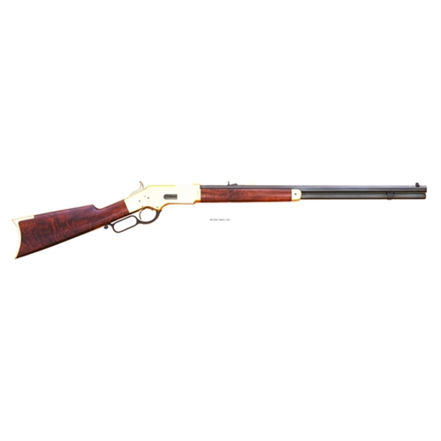 Picture of Cimarron Firearms 1866 Yellowboy Sporting Lever Action Rifle 44 Wcf, Rh, 24 In, Blue, Wood Stk, 12+1 Rnd CA232 814230010148