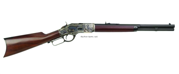 Picture of Cimarron Firearms 1873 Lever Action Rifle 45 Lc, Rh, 18 In, Blue, Wood Stk, 10+1 Rnd