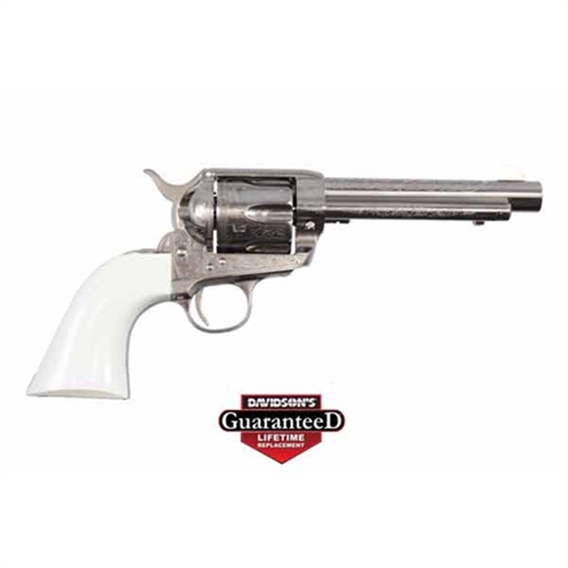 Picture of Cimarron Firearms Frontier .45Lc PW FS 5.5" Engraved Nickel/Ivory<