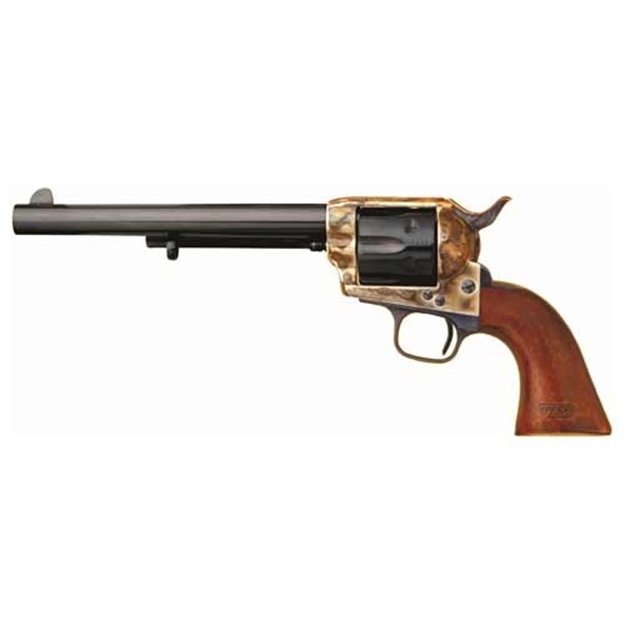 Picture of Cimarron Firearms US Cavalry Revolver 45 Lc, 7.5 In, Wood Grp, 6 Rnd, Case Hardened Frame, Std Trgr PP514M00 844234128327