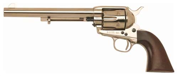 Picture of Cimarron Firearms Cavalry Scout 45Lc FS 7.5" Polished Nickel/Walnut CA514N00M00 844234101726