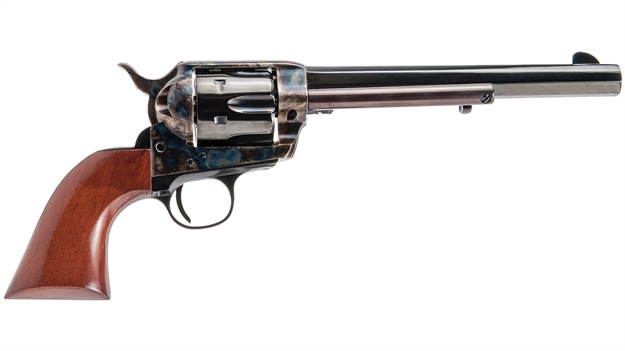 Picture of Cimarron Firearms EL Malo 45 Long Colt PW FS 7.5" Octagon Cc/Blued PP415MALO