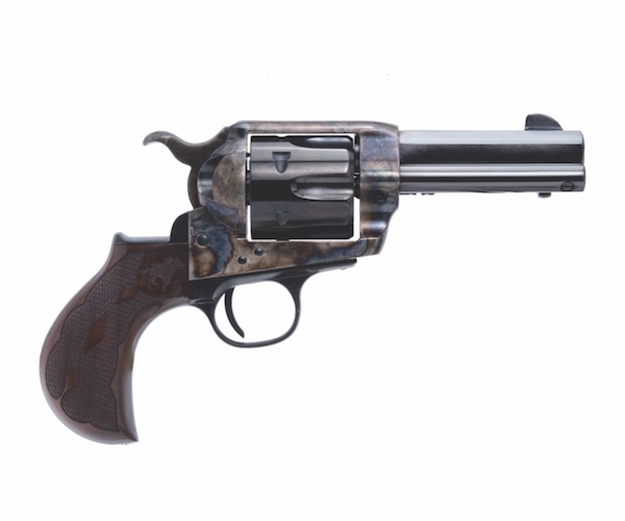 Picture of  Cimarron Pp346malo2 EL Malo 2 45 Long Colt 3.50" 6 Shot Color Case Hardened Octagon Barrel, Color Case Hardened Frame, Smooth Walnut Grip