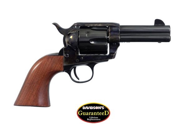 Picture of Cimarron Firearms Frontier Revolver 45 Lc, 3.5 In, Wood Grp, 6 Rnd, Fixed, Sub-Compact Case Hardened Frame PP332