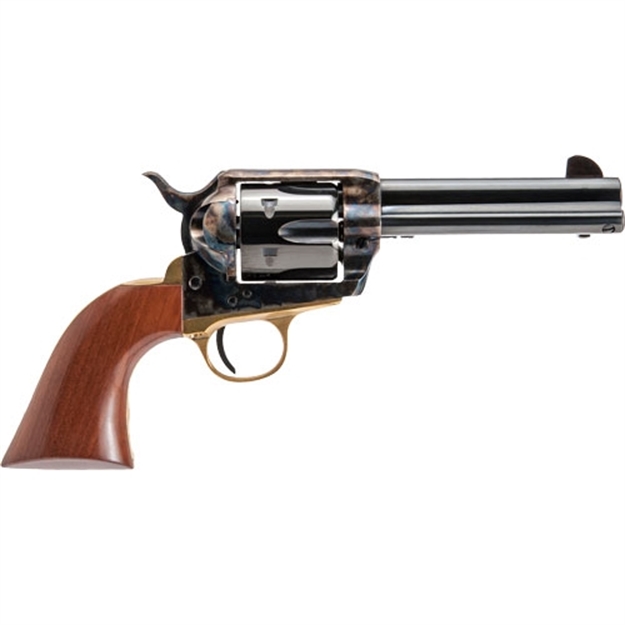 Picture of  Cimarron Ppp45 Pistolero  45 Colt (Long Colt) 6 Shot 4.75" Blued Steel Barrel, Blued Cylinder, Color Case Hardened Steel Frame, Walnut Grip, Exposed Hammer 844234129904