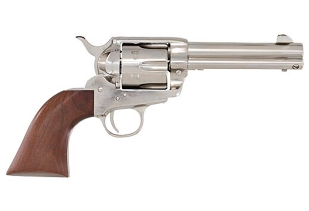 Picture of Cimarron Firearms Pistolero 9Mm FS 4.75" Nickel/Walnut PPP9MMN