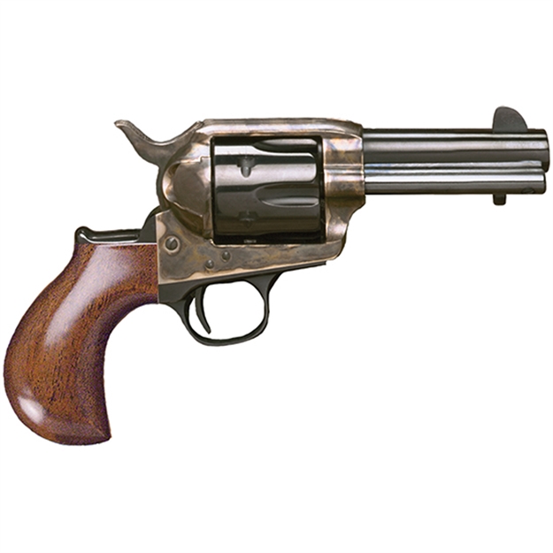 Picture of  Cimarron Ca346 Model P Thunder 45 Colt (Long Colt) 6 Shot 3.50" Blued Stainless Steel Barrel, Blued Cylinder, Color Case Hardened Steel Frame, Birdshead Walnut Grip, Exposed Hammer