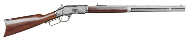 Picture of Cimarron Firearms 1873 Lever Action Rifle 357 Mag, Rh, 24 In, Blue, Wood Stk, 13+1 Rnd CA272