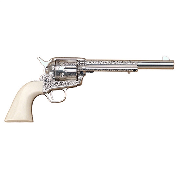 Picture of Cimarron Firearms Uberti P 45Lc 7.5 Nkl Roosevelt Engrave
