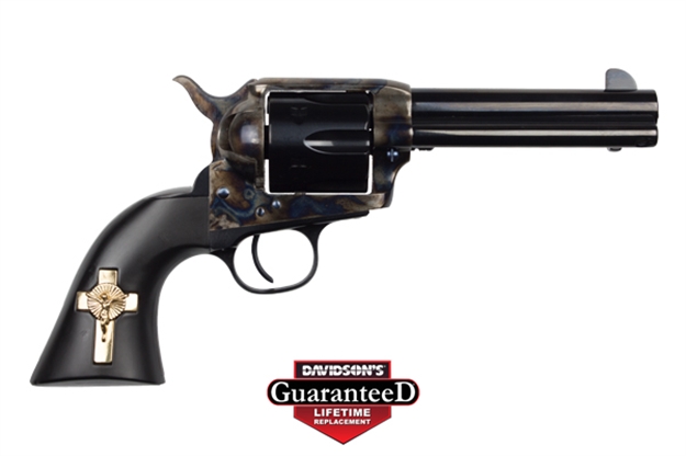 Picture of Cimarron Firearms Holy Smoker 45Lc FS 4.75" Cc/Bl Gold Cross Black MP310GCI01