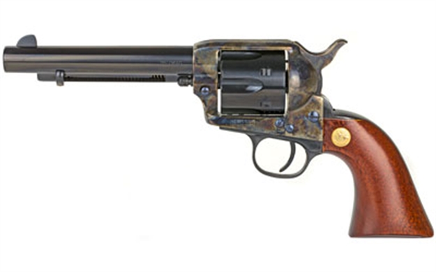 Picture of  Cimarron Mp401 Model P  357 Mag 38 Special 6 Shot 5.50" Blued Stainless Steel Barrel, Blued Cylinder, Blue Steel Frame, Walnut Grip, Exposed Hammer
