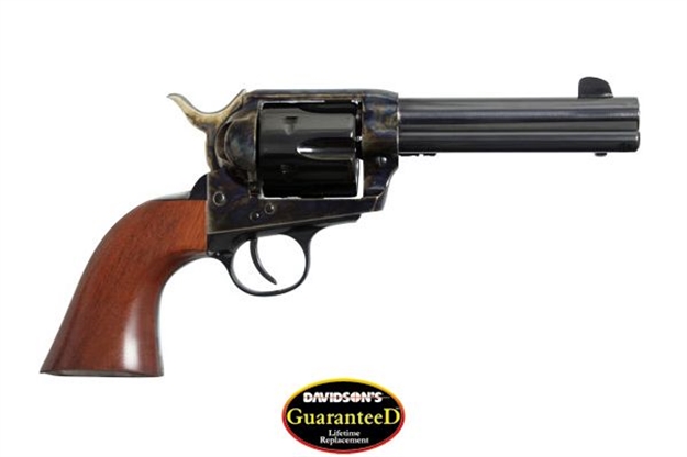 Picture of  Cimarron Pp410 Frontier Pre-War 1896-1940 45 Colt (Lc) 6 Shot, 4.75" Blued Steel Barrel, Blued Cylinder, Color Case Hardened Steel Frame, Walnut Grip, Exposed Hammer